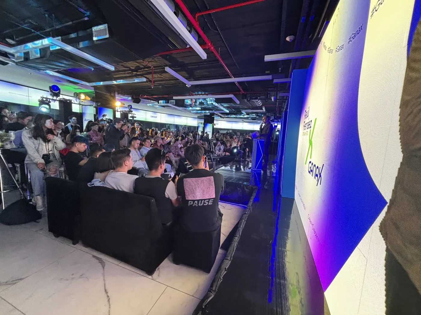 Presentación en EVNTS, piso 46 del WTC
