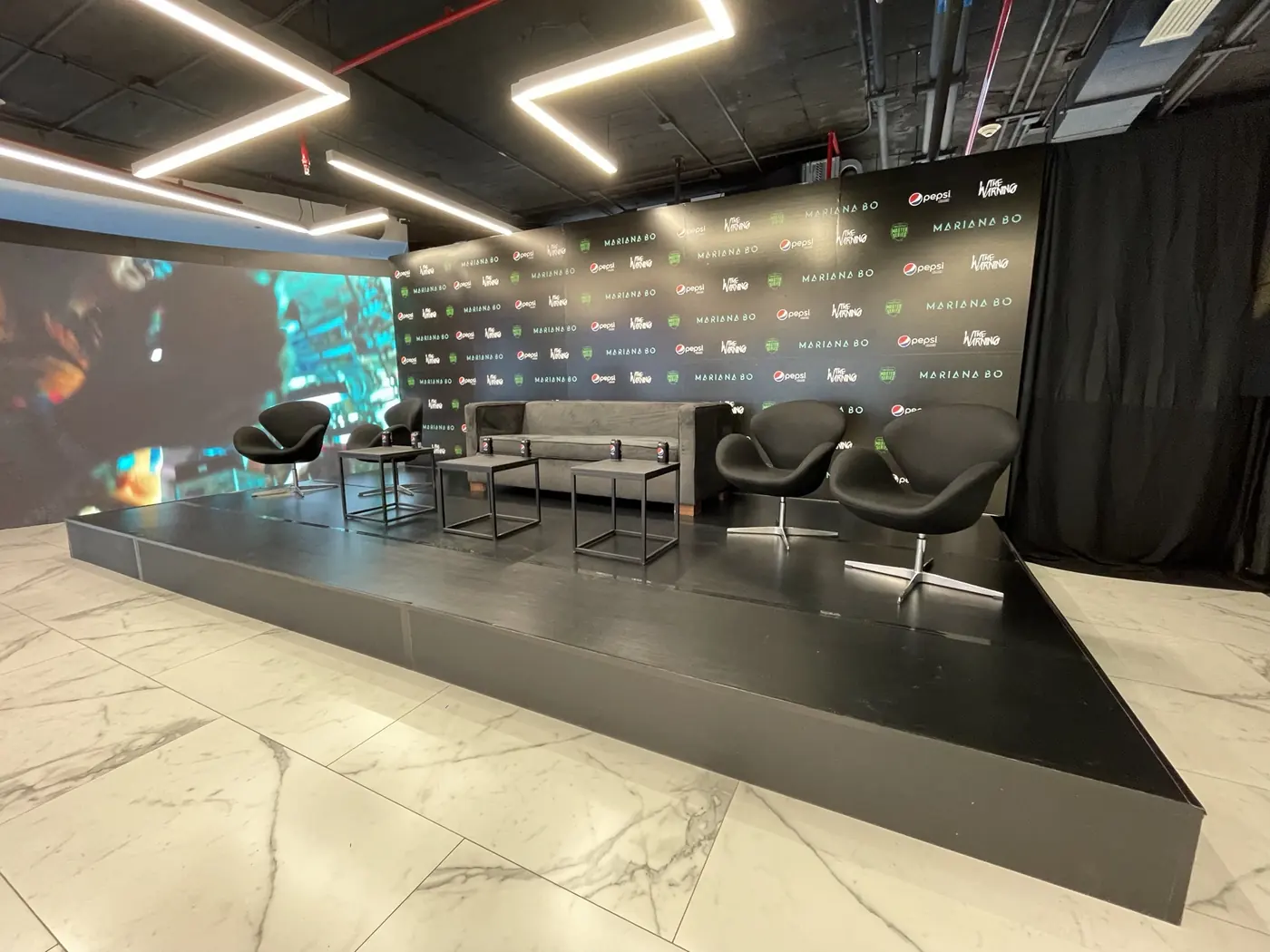 Rueda de prensa en EVNTS, piso 46 del WTC